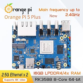 Amazon.com: Orange Pi 5 Plus 16GB Rockchip RK3588 8 Core 64 Bit