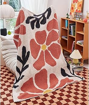 Amazon｜毛布 シングル ブランケット 冬用 北欧 おしゃれ 厚手