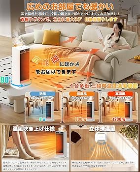 Amazon | 【人感センサーで節電対策・2.4m³/min大風量】TENKOO&YOU