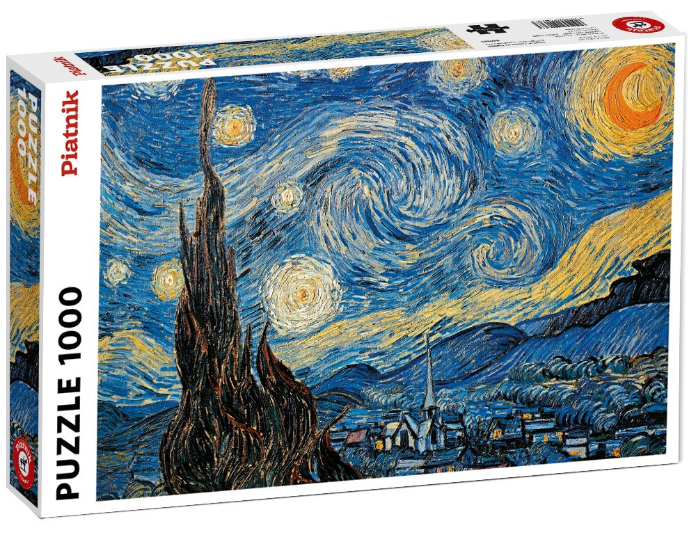 Amazon.co.jp: 1000ピース ジグソーパズル ゴッホ 星月夜 絵画 5403