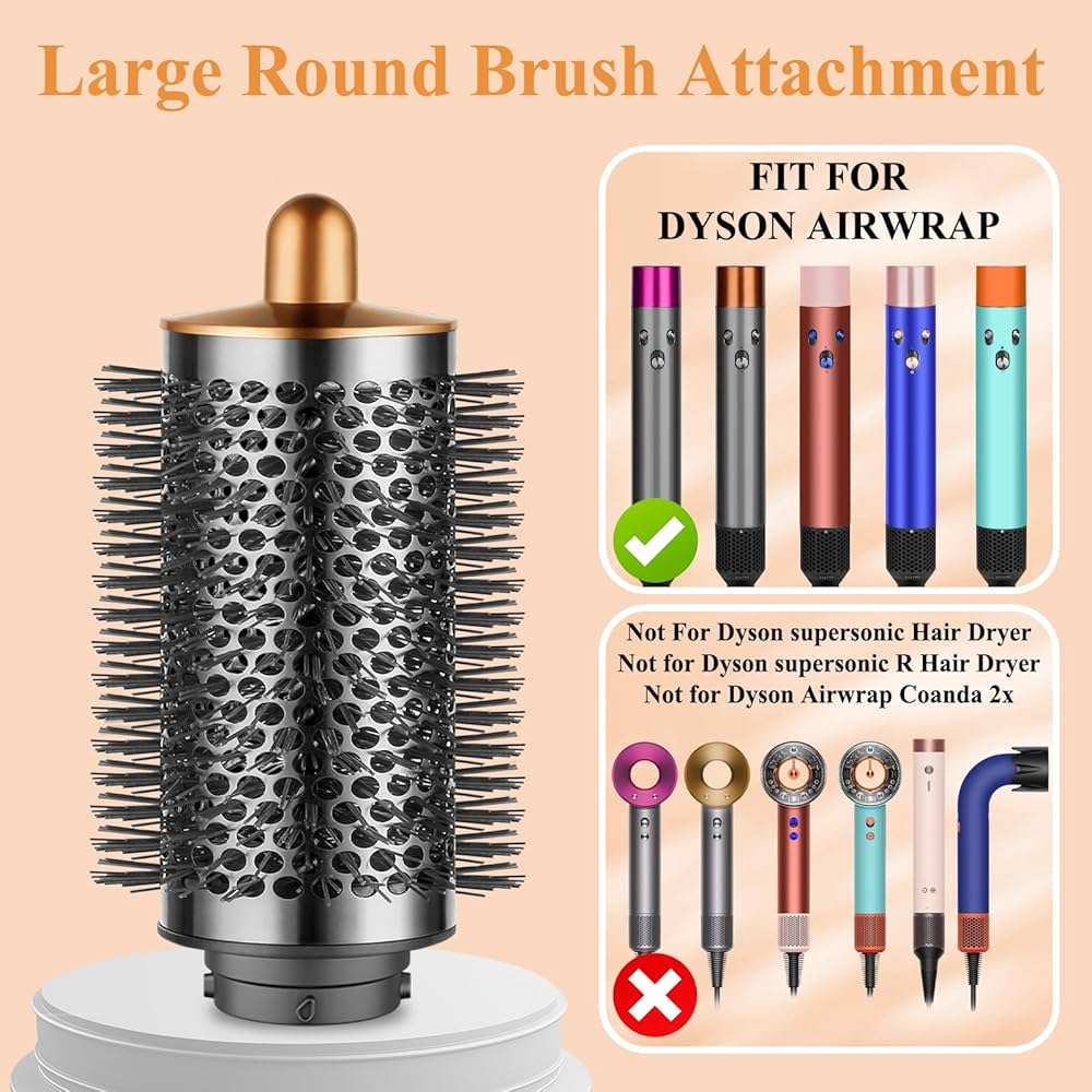 YTCHYYSK Large Round Volumizing Brush for Dyson Airwrap