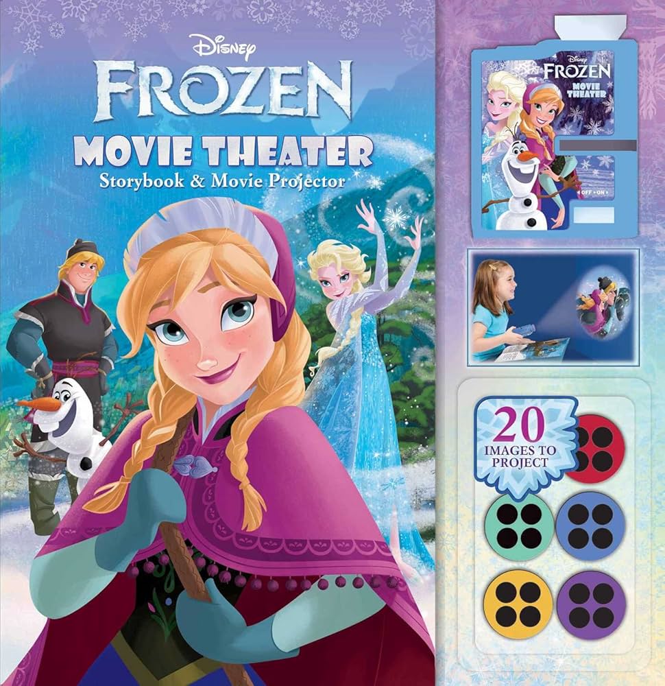 Disney Frozen: Movie Theater Storybook & Movie Projector (1