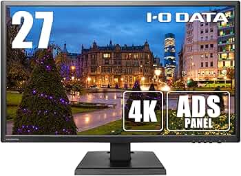 Amazon.co.jp: I-O DATA モニター ディスプレイ 27型 (4K/ADSパネル