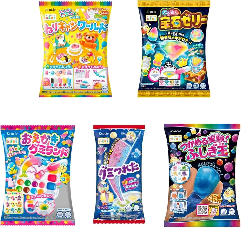 Amazon.co.jp: クラシエ 知育菓子 バラエティセット (5個セット