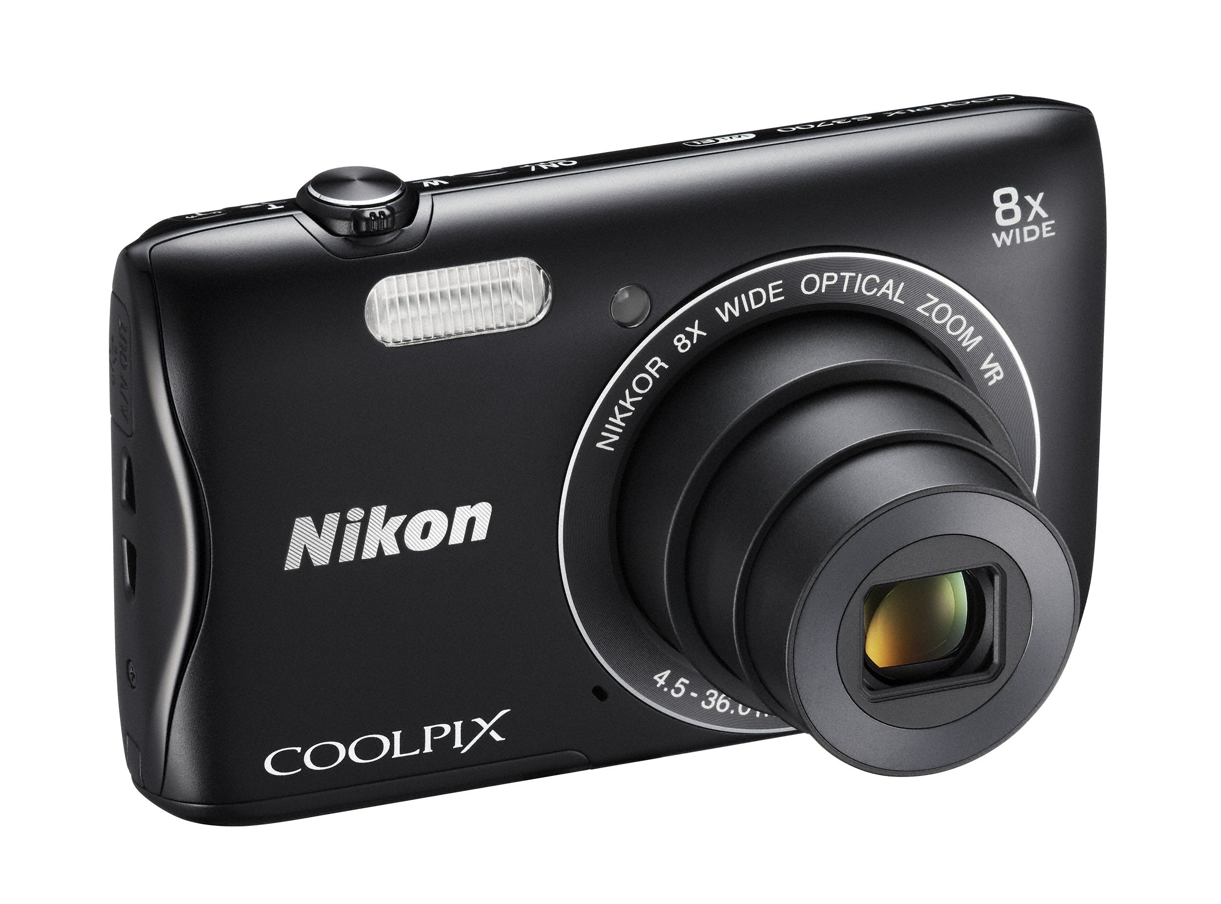 Amazon | Nikon デジタルカメラ COOLPIX S3700 ブラック 光学8倍ズーム