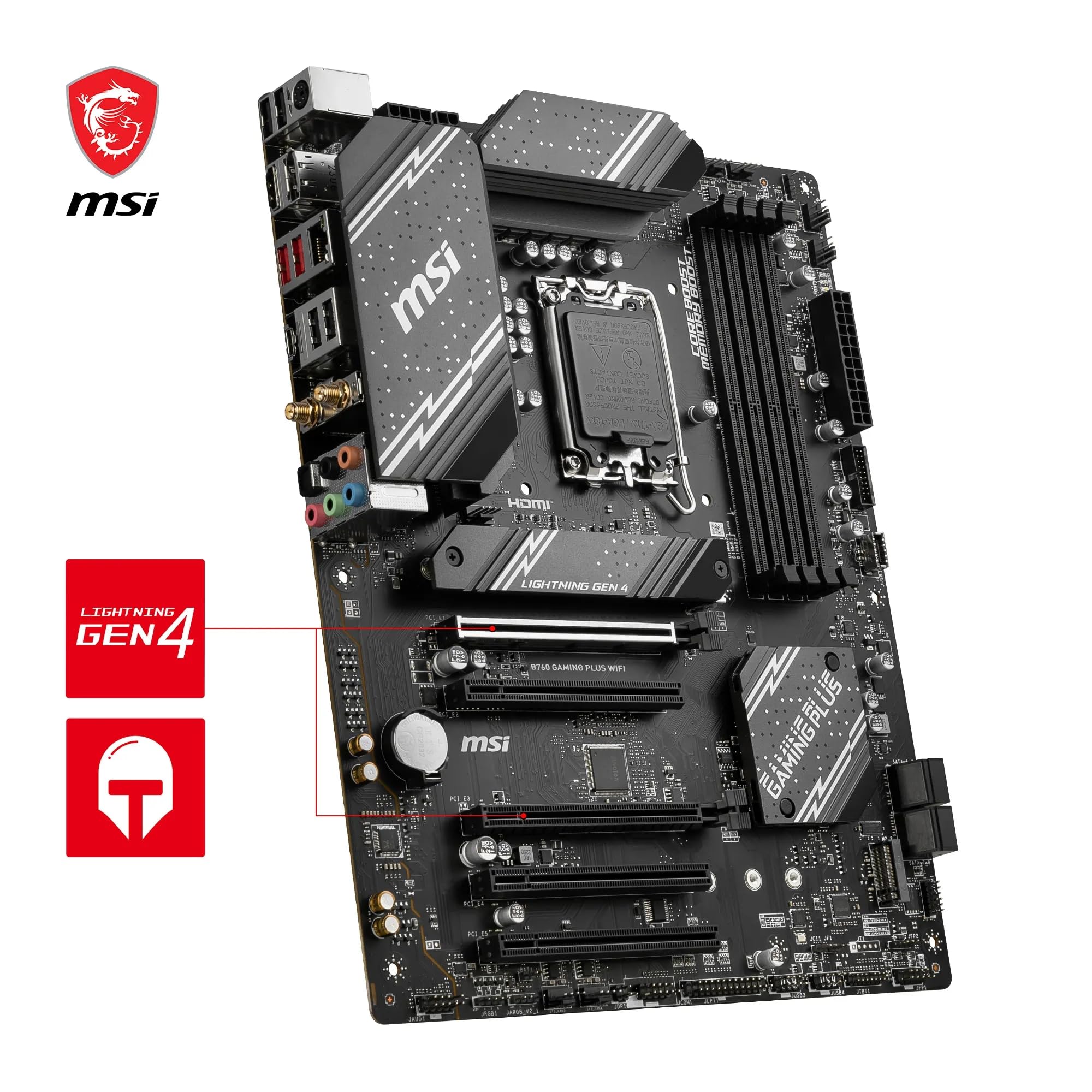 Amazon.com: MSI B760 Gaming Plus WiFi Motherboard Intel B760 LGA