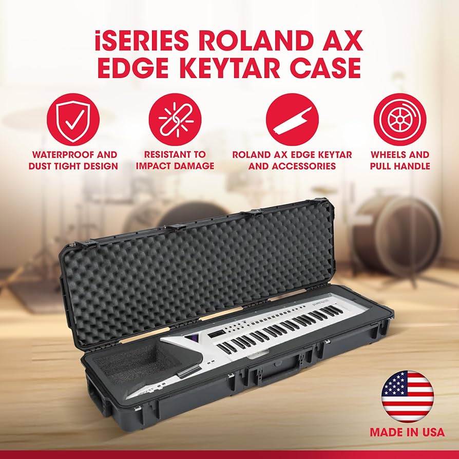 Amazon.com: SKB iSeries Roland AX Edge Keytar Hard Case