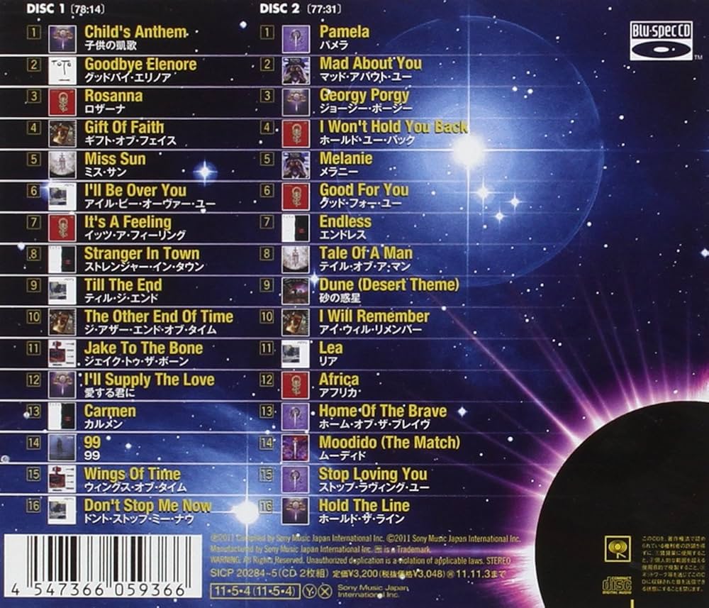 In The Blink Of An Eye 1977-2011: Toto, Toto: Amazon.it: CD e Vinili}