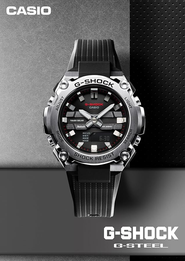 Casio G-Shock GST-B600A-1A6JF [G-Shock G-Steel], Black, Black