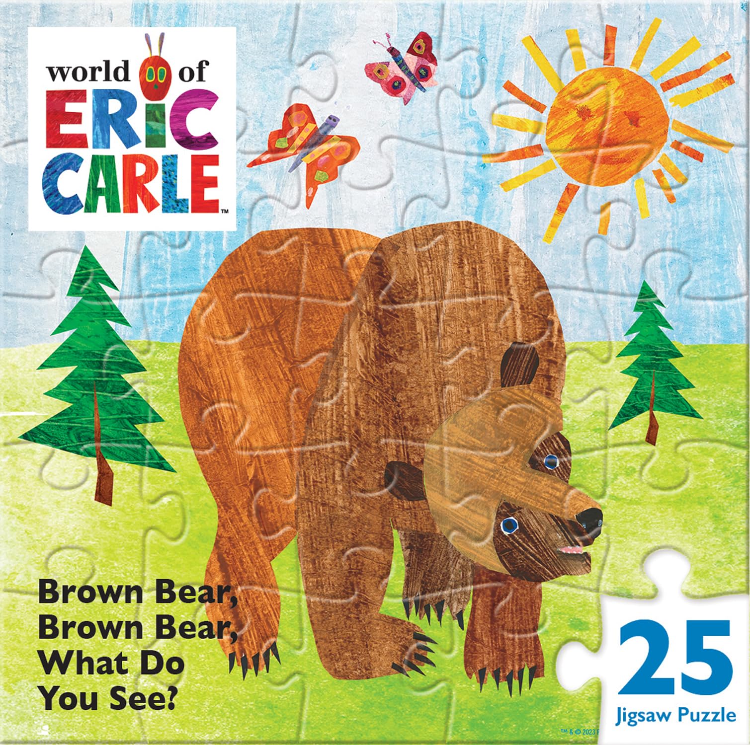 Amazon.com: MasterPieces World of Eric Carle - Brown Bear 25 Piece