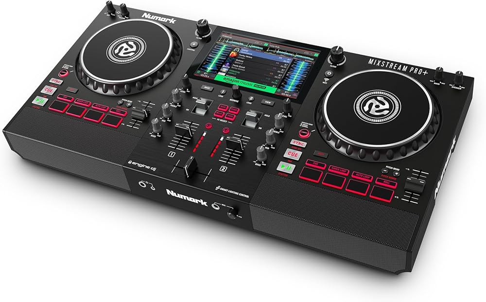Numark Mixstream Pro+ DJ Controller with Stem Separation, 2 Decks