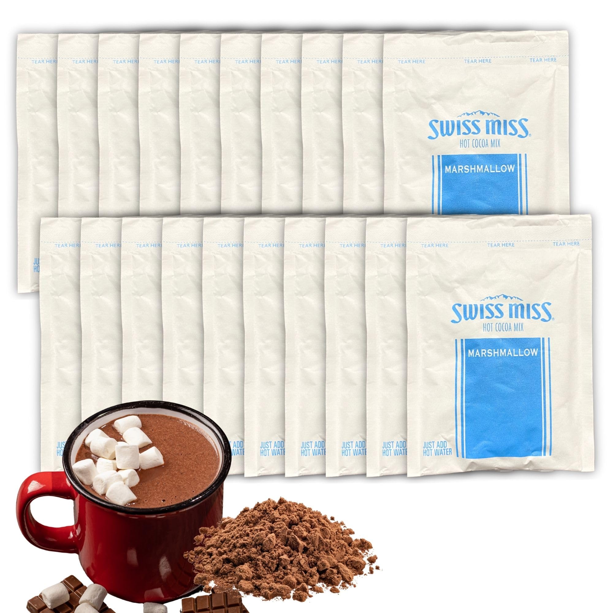 Amazon.co.jp: スイスミス ココアミックス マシュマロ 20P セット