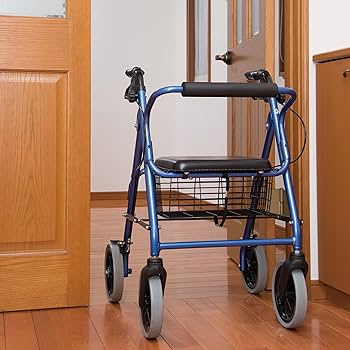 Amazon | 竹虎 【歩行車】 ハッピーIINB ブルーメタリック | 竹虎 | 歩行器