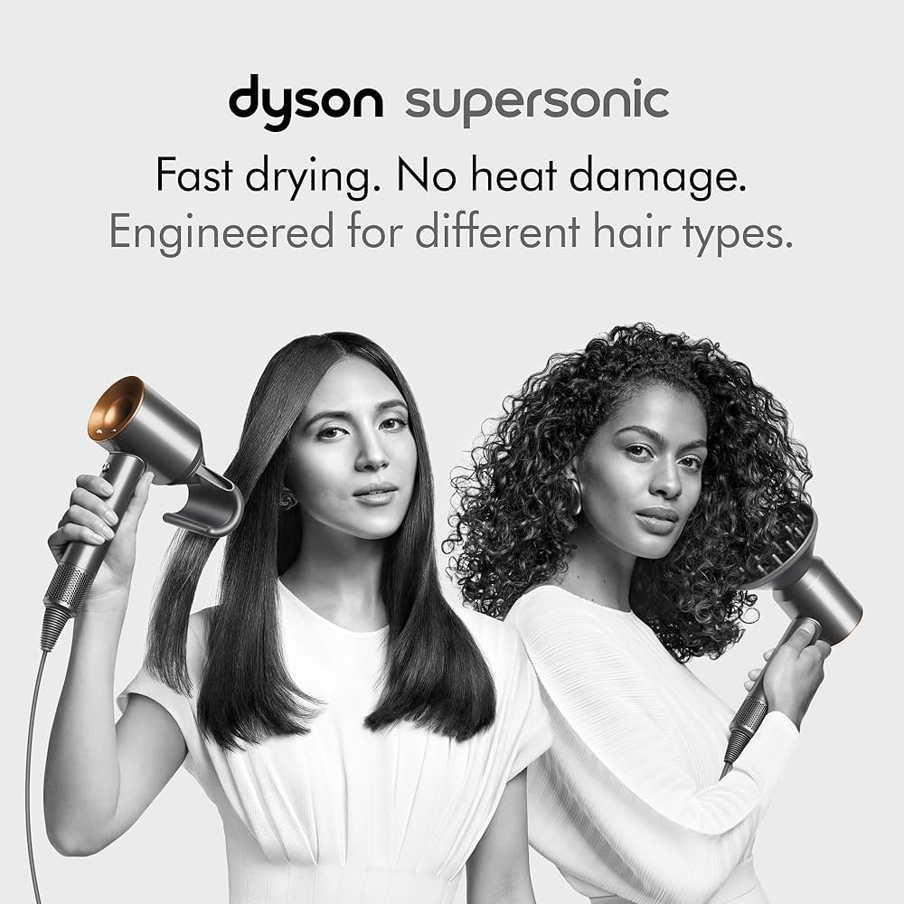 Amazon.com: Dyson Supersonic™ Hair Dryer, No Heat Damage, 5