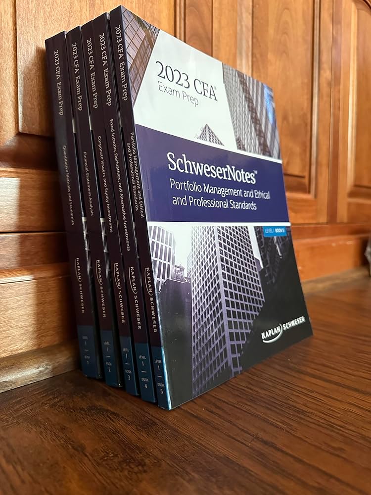 2023 CFA Exam Prep Set Level 1: Kaplan Schweser: 9781078825849