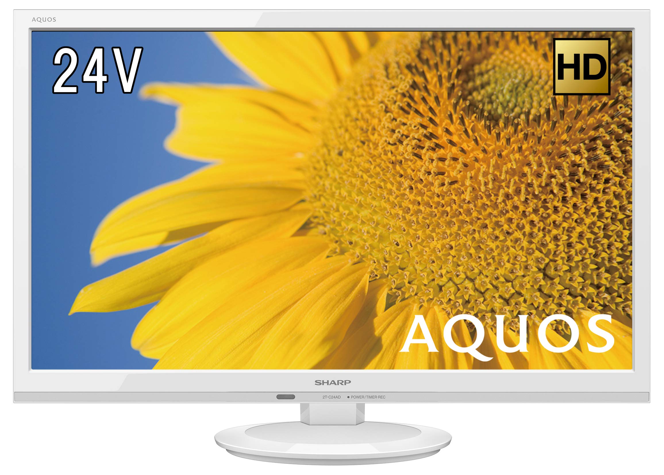 Amazon | シャープ 24V型 AQUOS 液晶テレビ 2T-C24ADW | テレビ 通販