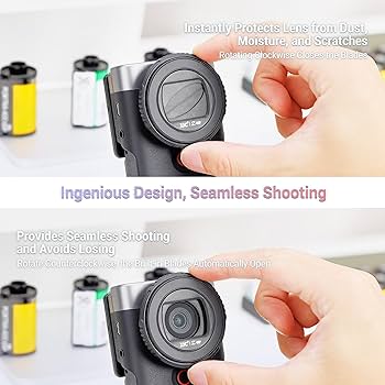 Amazon.com : JJC V10 Lens Cap Cover, Protective Lens Cap for Canon