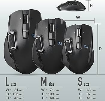 Amazon.co.jp: エレコム マウス ワイヤレス (レシーバー付属) Lサイズ