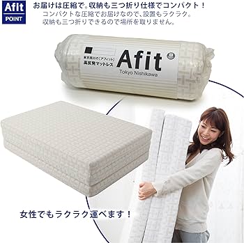 Amazon｜nishikawa【西川】 アフィット ポリウレタンフォーム 三つ折り