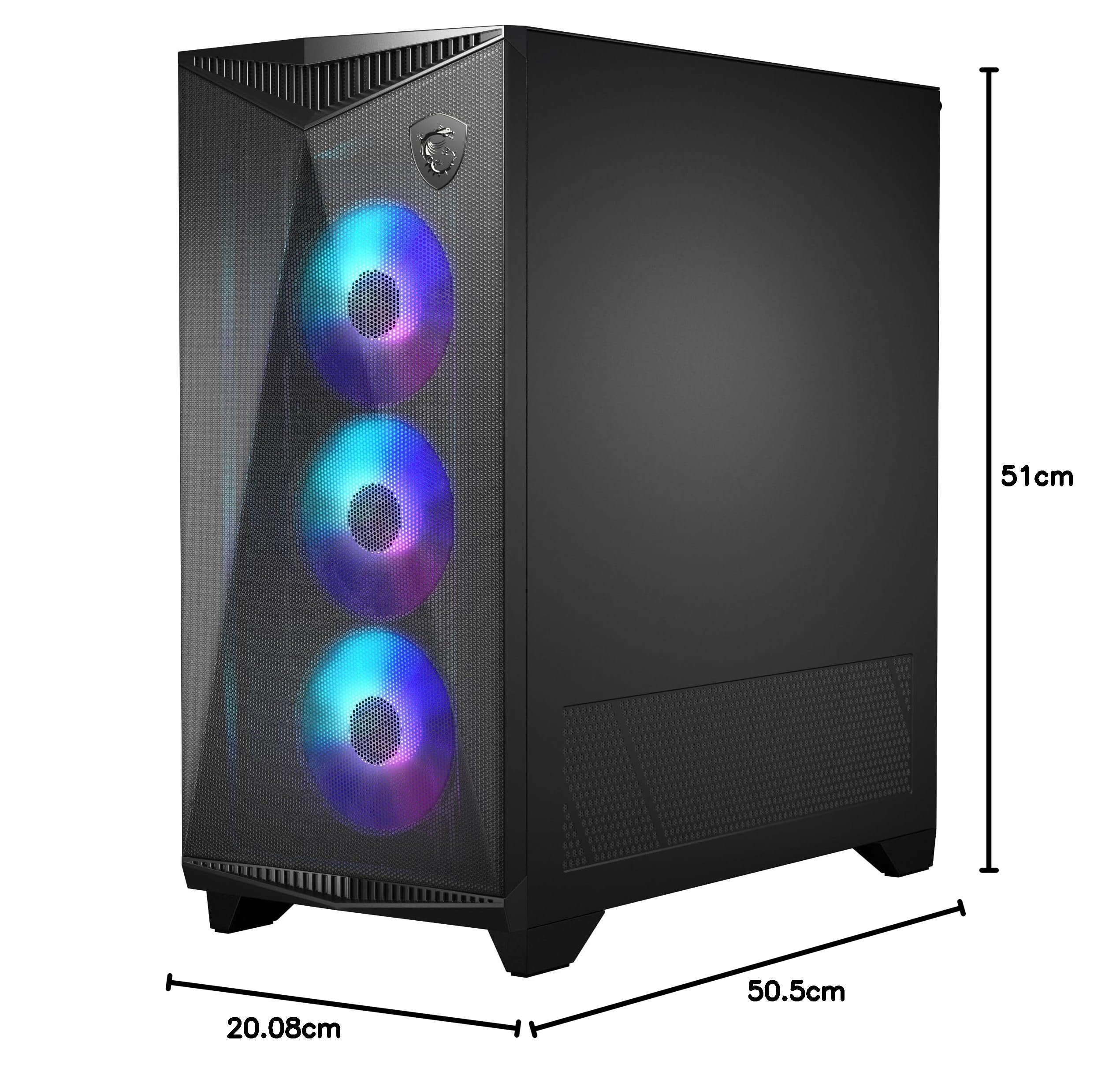 Amazon.in: Buy MSI MPG GUNGNIR 300R Airflow Mid-Tower Gaming PC