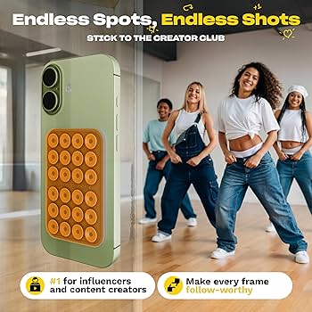 Amazon.co.jp: OCTOBUDDY クラシック - シリコン吸盤フォンケース粘着