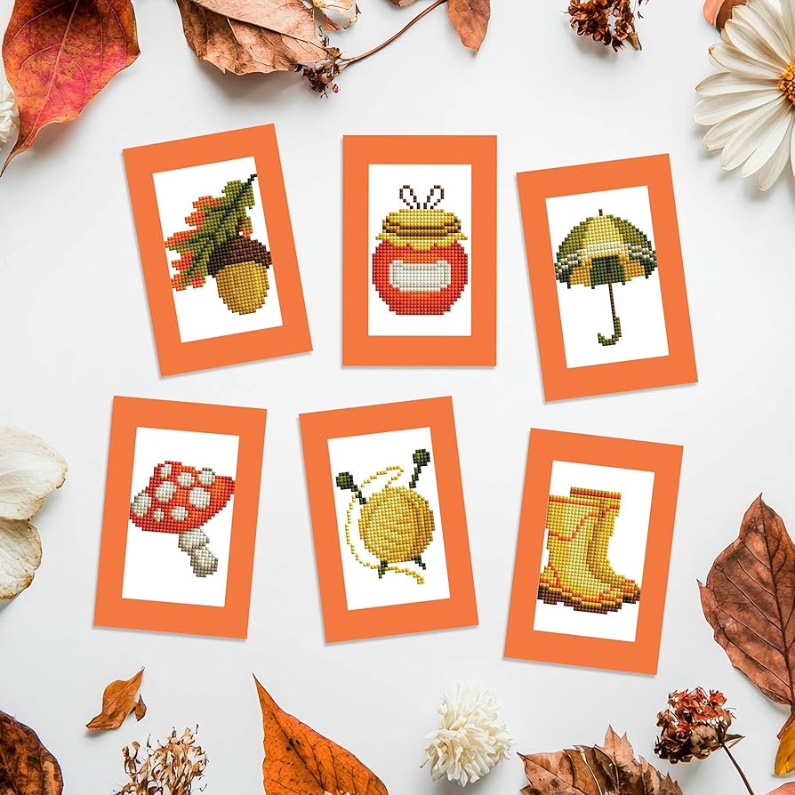 Amazon.com: DIAMOND ART CLUB Mini Dazzles - Autumn, Fun DIY