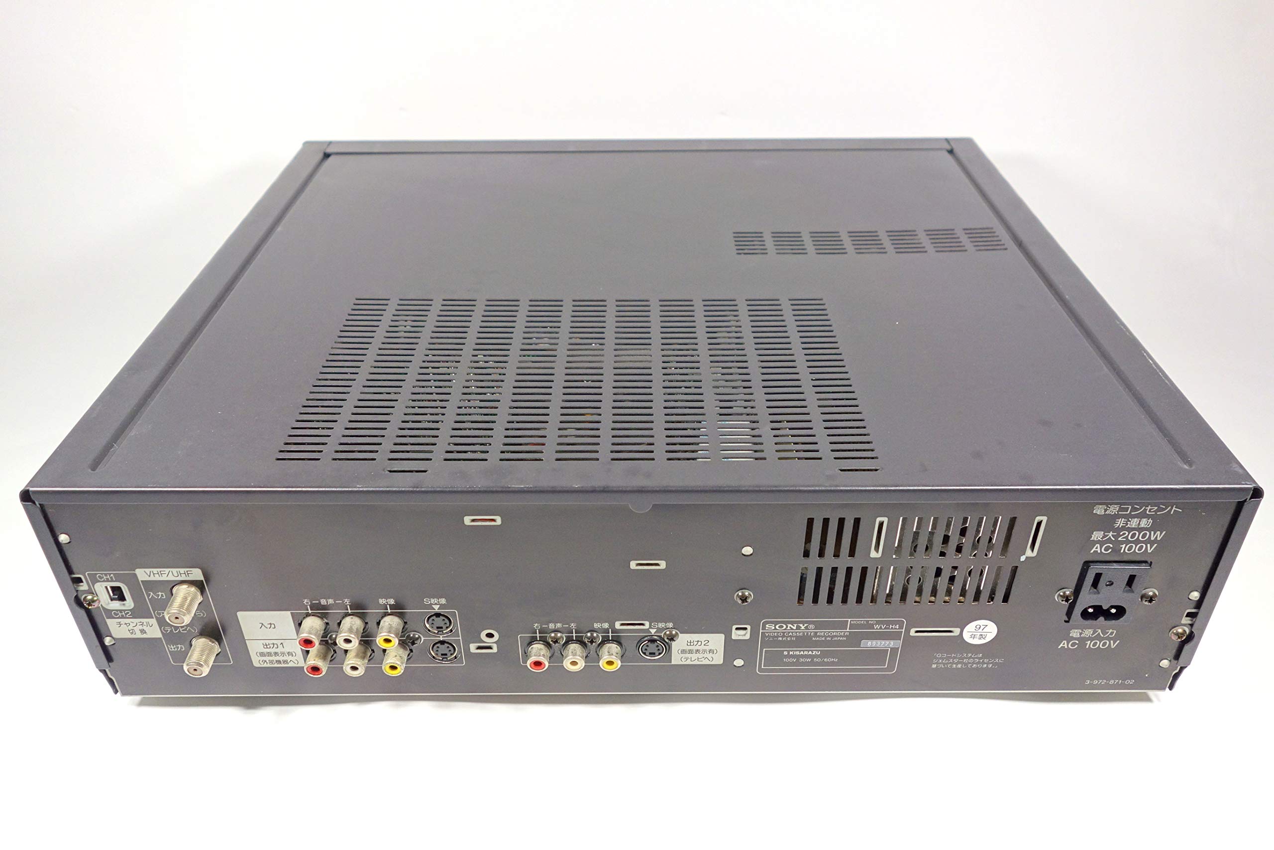 Amazon | SONY Hi8+VHSビデオデッキ WV-H4 | VHSビデオデッキ 通販