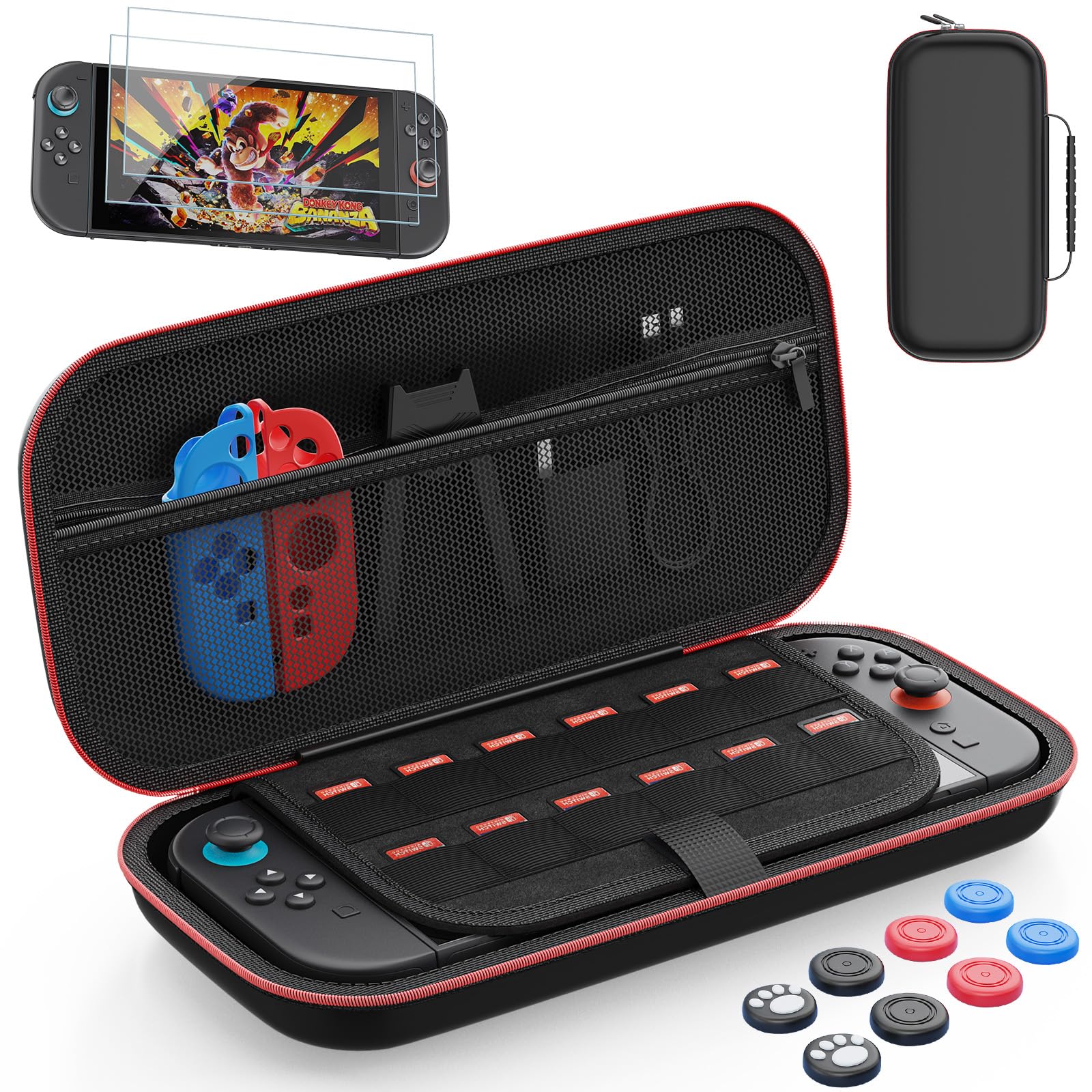 Amazon.co.jp: Switch 2 用ケース, AOJAKI Nintend0 Switch 2 用 収納