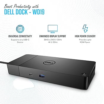 Amazon.com: WD19 Dell Docking Station USB C - Dual Monitor with