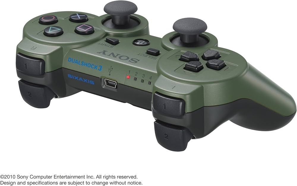 Amazon.com: Sony CECHZC2U Playstation 3 Controller Jungle Green