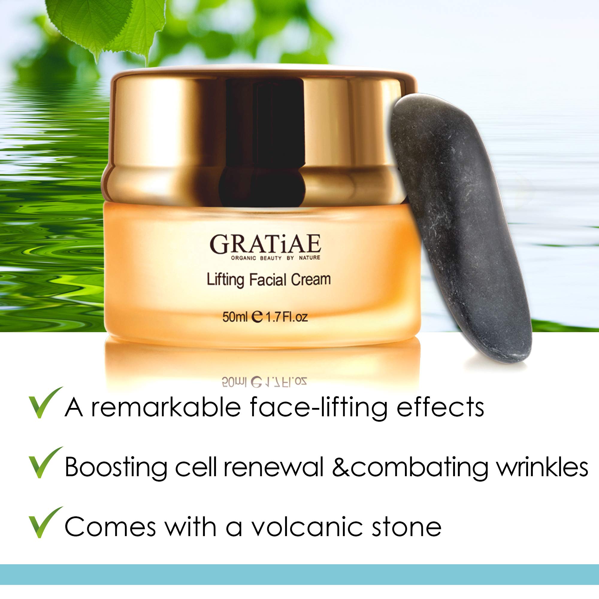 Amazon.com : Gratiae Organics Lifting Moisture Cream with Volcanic