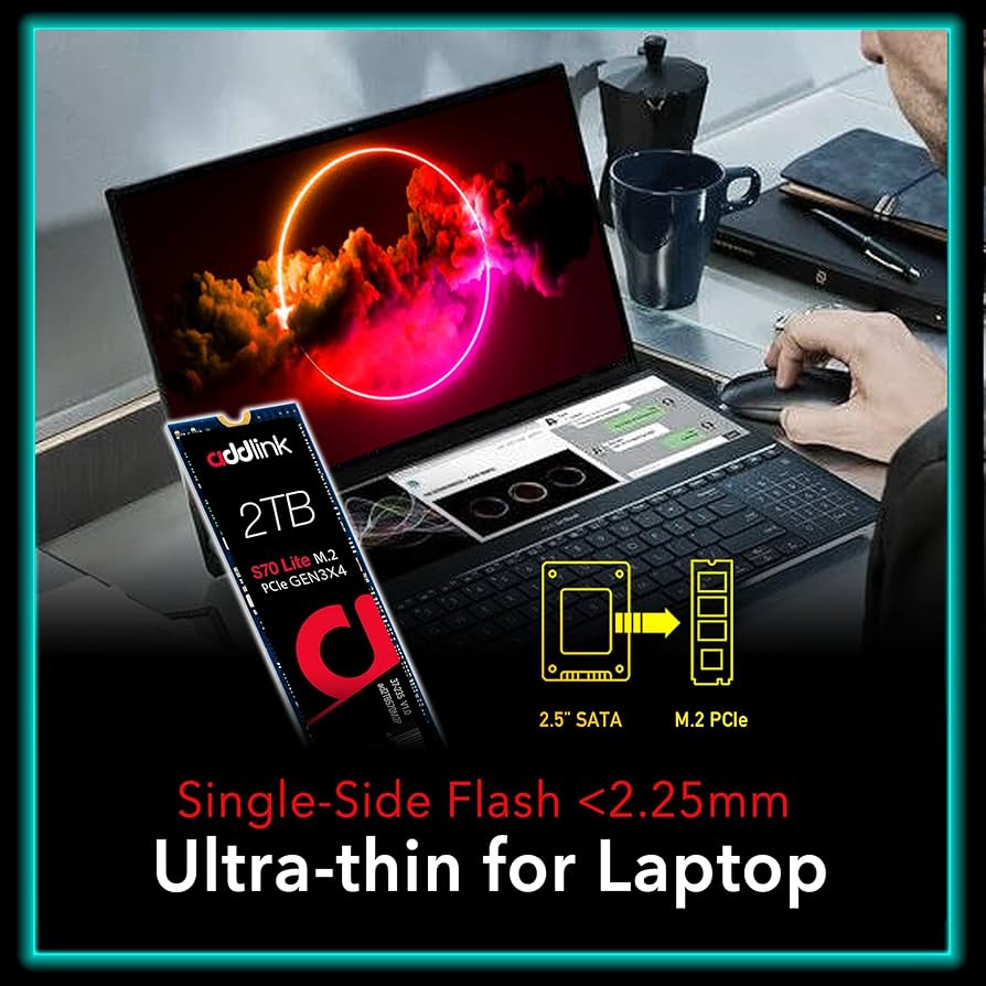 Amazon.com: Addlink S70 Lite 2TB Ultra Durability Gaming SSD