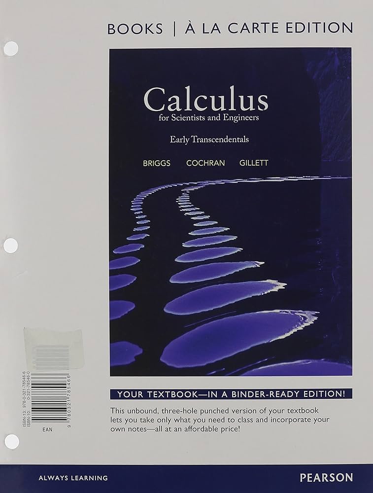 Calculus for Scientists and Engineers: Early Transcendentals