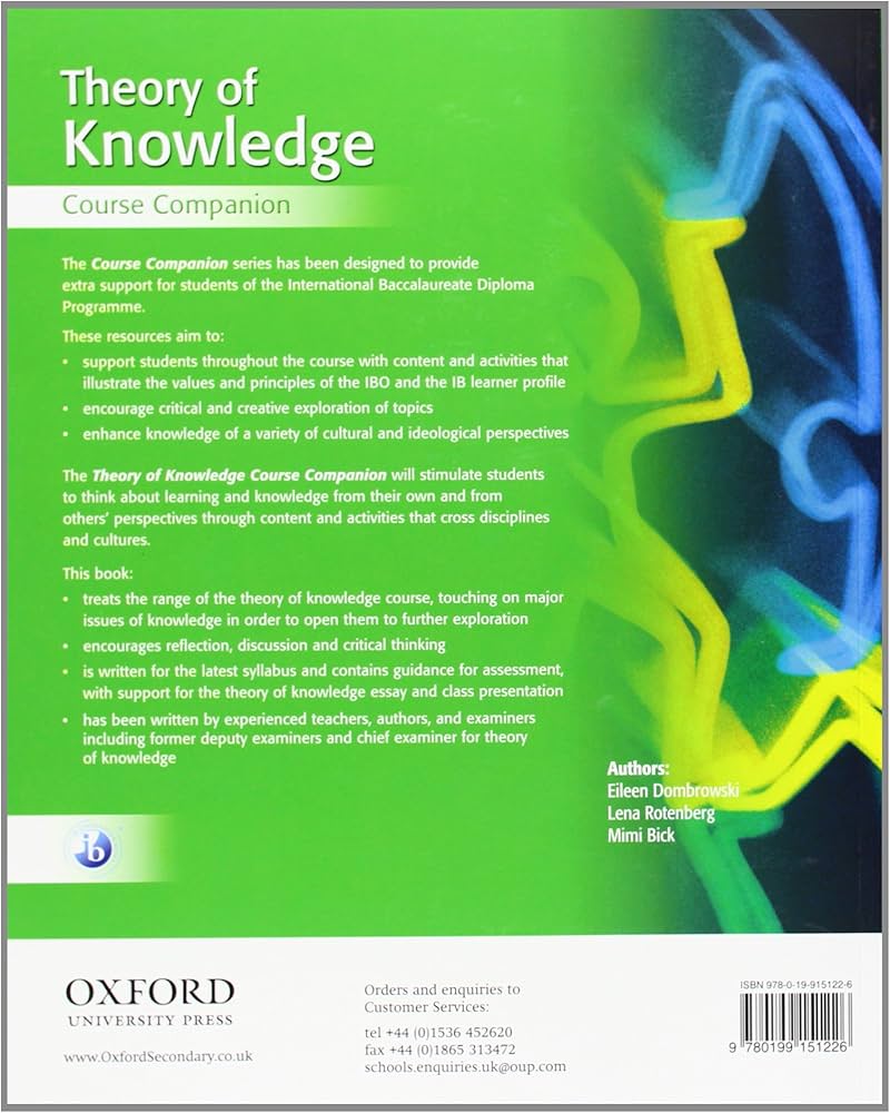 Amazon.com: Theory of Knowledge: Course Companion- IB Diploma