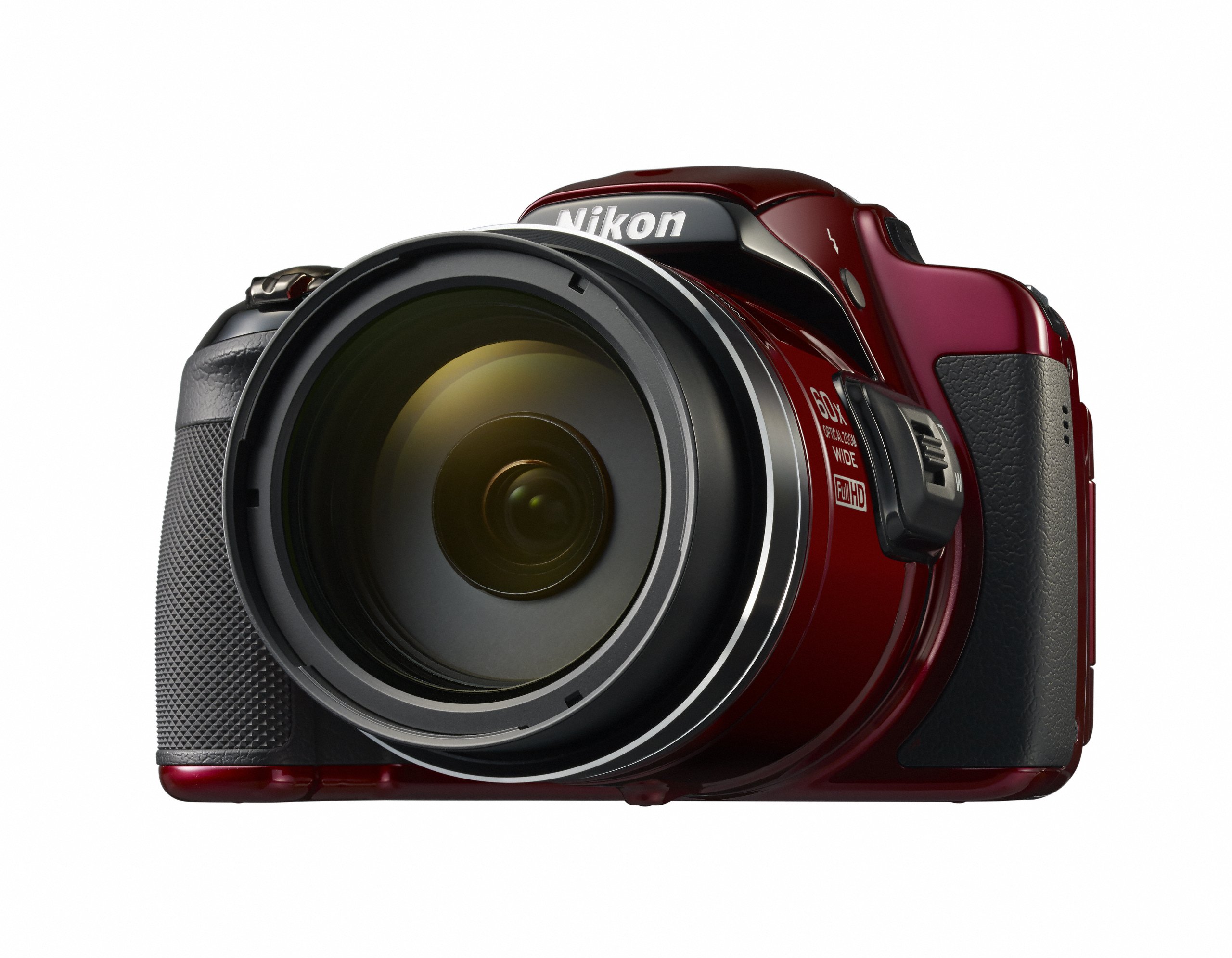 Amazon | Nikon デジタルカメラ P600 光学60倍 1600万画素 レッド