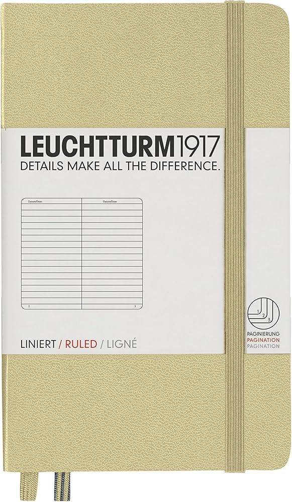 Amazon.co.jp: ロイヒトトゥルム ノート A6 横罫 サンド 354588 正規