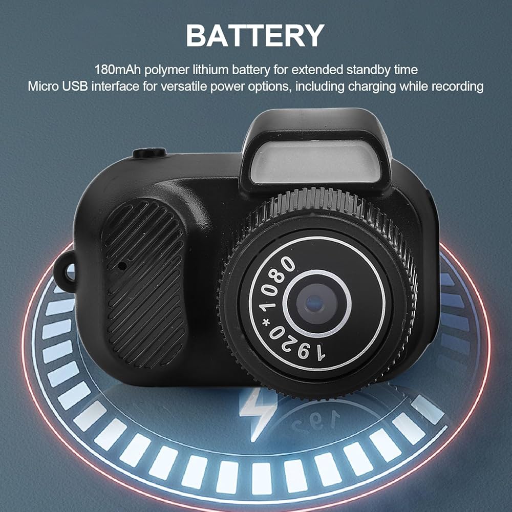 Amazon.co.jp: ミニカメラキーホルダー、小型デジタルカメラ1080P HD