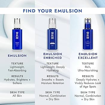 Amazon.com: SEKKISEI Emulsion, Lightweight Hydrating Facial