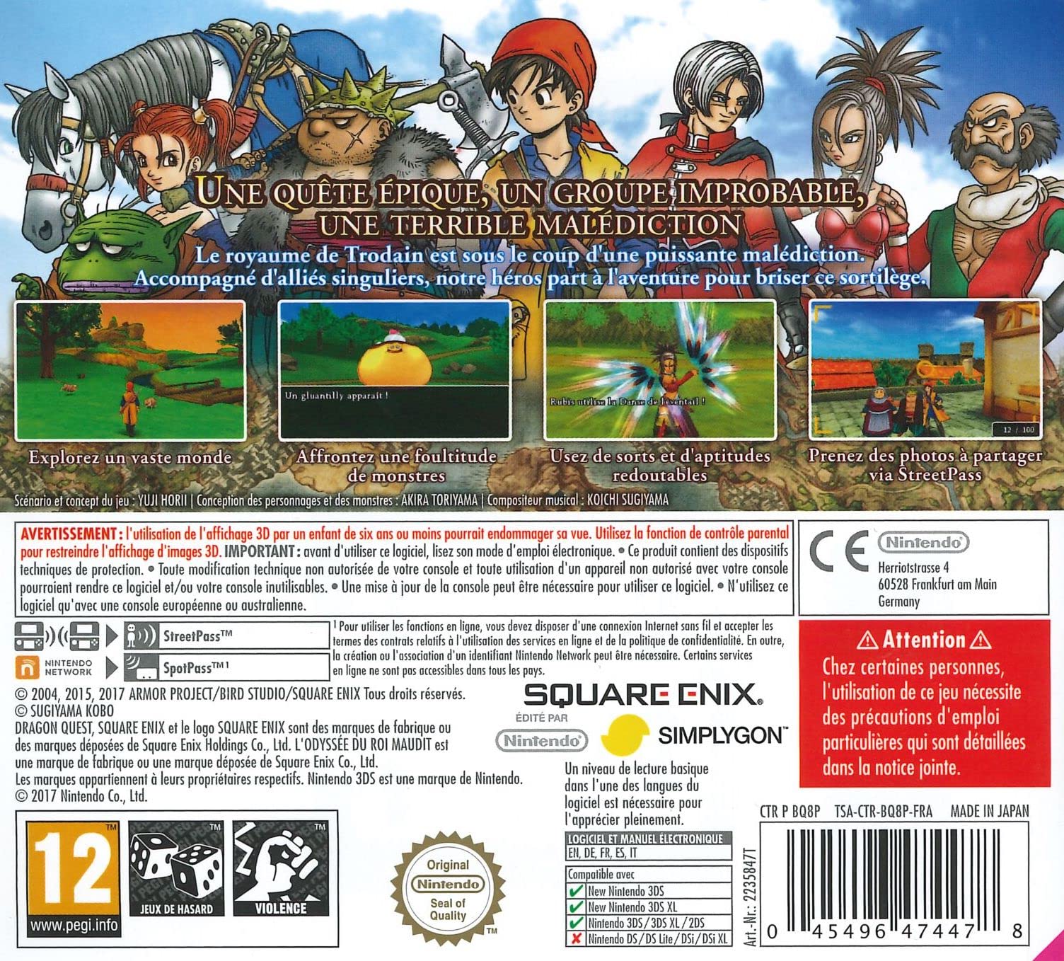 Dragon Quest VIII : L'Odyssée du Roi Maudit : Amazon.fr: Jeux vidéo