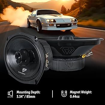 Amazon.com: BLACK DIAMOND DIA-XT69 6 x 9 Inches Car Audio Mid