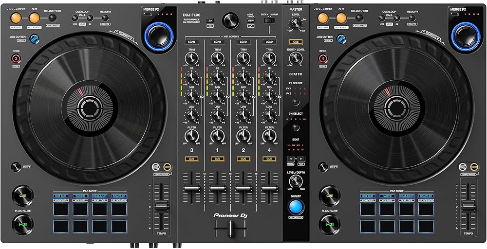 Pioneer DJ DDJ-FLX6-GT DJ Controller Recordbox and Serato 4 Floors