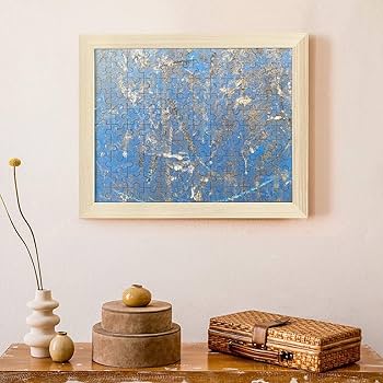 ジグソーパズル 完成品② 額縁入り箱付 高さ79cm✕幅54cm 1000ピース