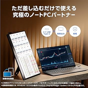Amazon.co.jp: ASUS ポータブルモニター/ZenScreen MB169CK-J