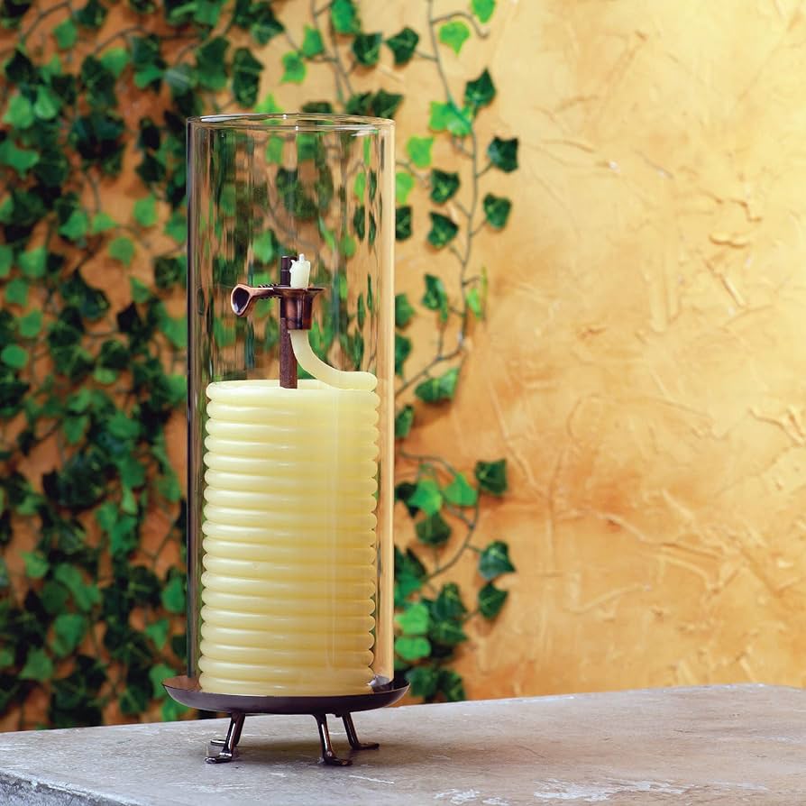 Amazon.com: Candle by the Hour 80-Hour Candle with Glass Cylinder