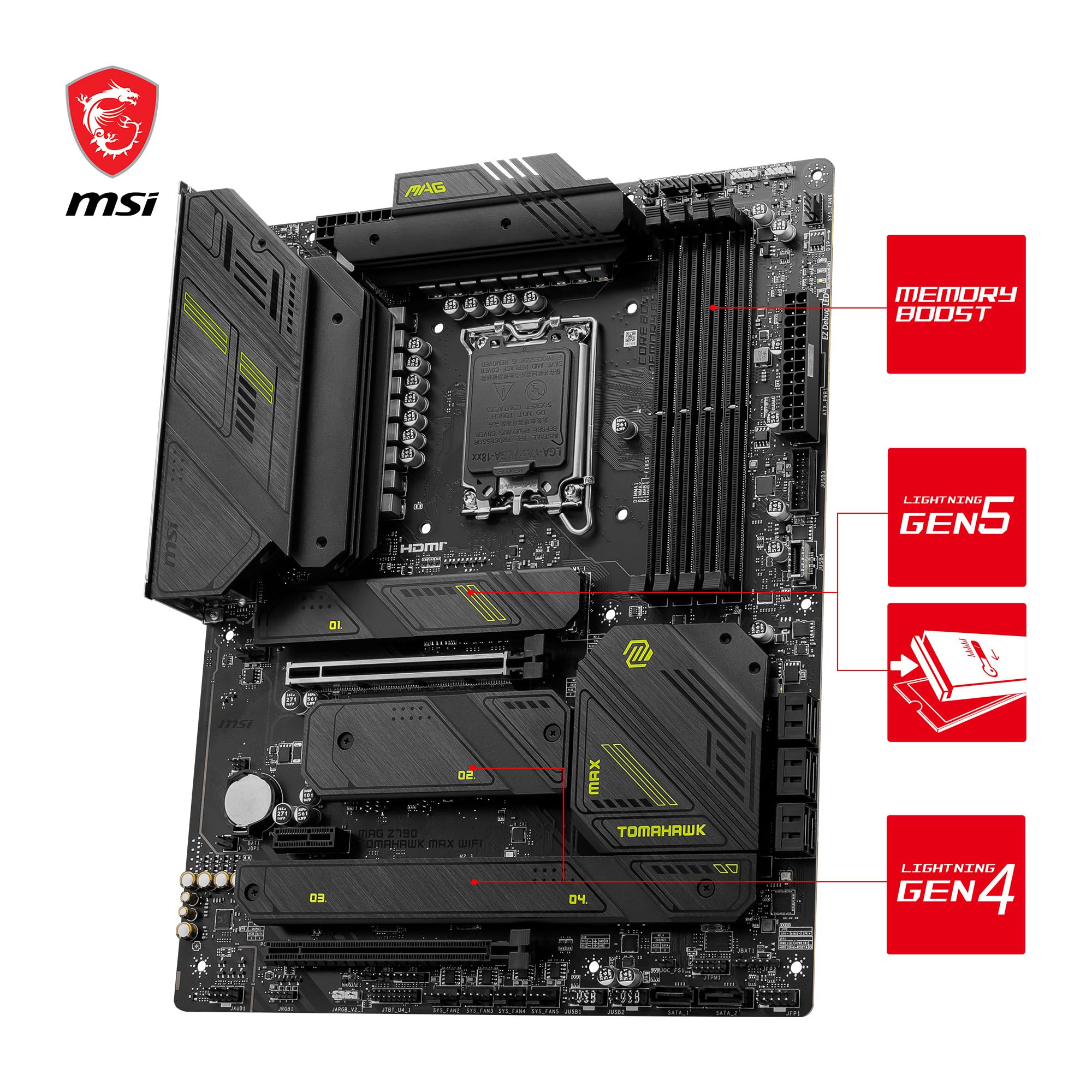 Amazon.com: MSI MAG Z790 Tomahawk MAX WiFi Gaming Motherboard