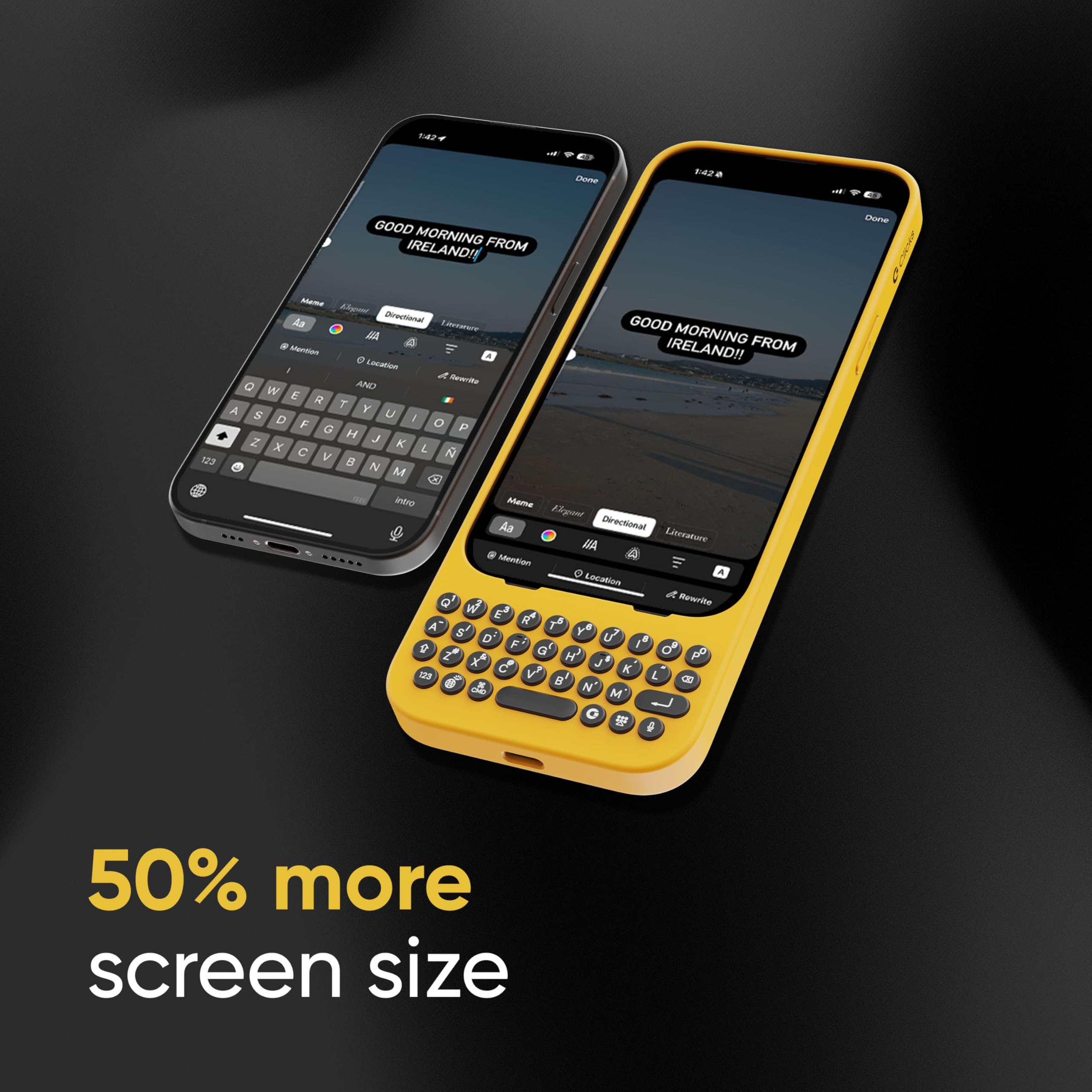 Amazon.com: Clicks Keyboard for iPhone 14 Pro Max – Keyboard Case