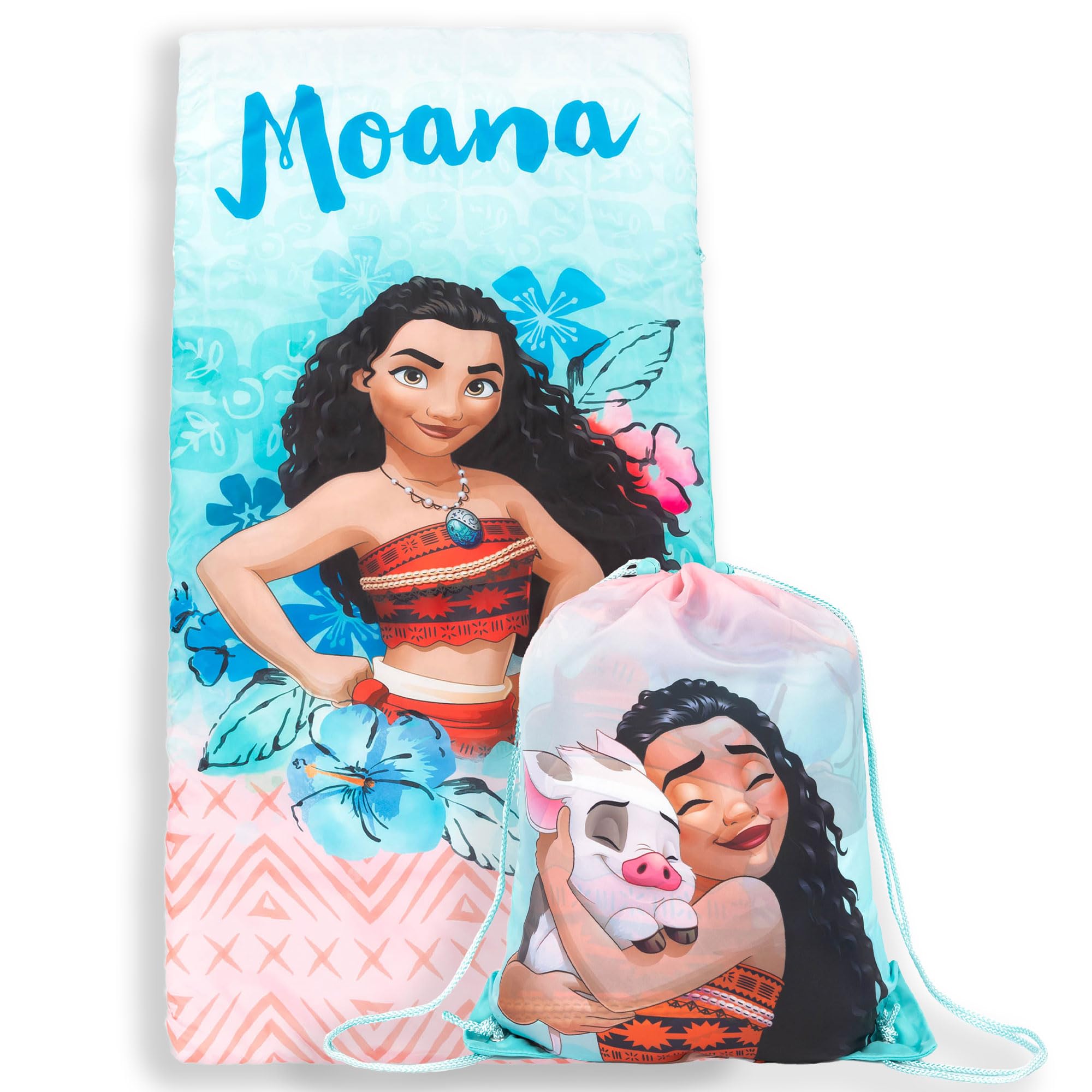 Amazon.com: Jay Franco Disney Moana Tropical Slumber Sack - Cozy