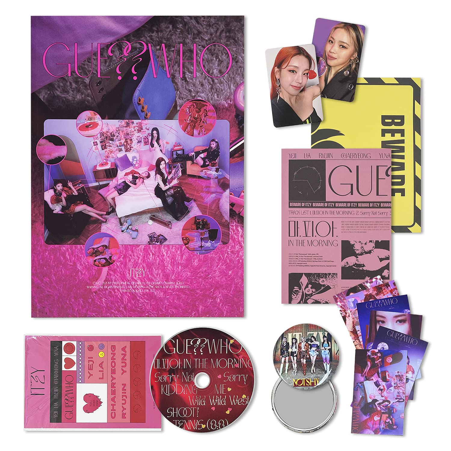 ITZY Mini Album - GUESS WHO [ DAY ver. ] CD + Photobook +