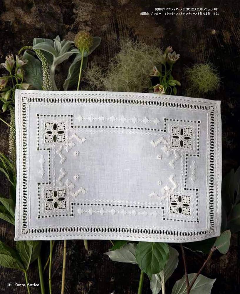 稀少本 PUNTO ANTICO プント・アンティーコ 白糸刺繍 洋書 稀少本