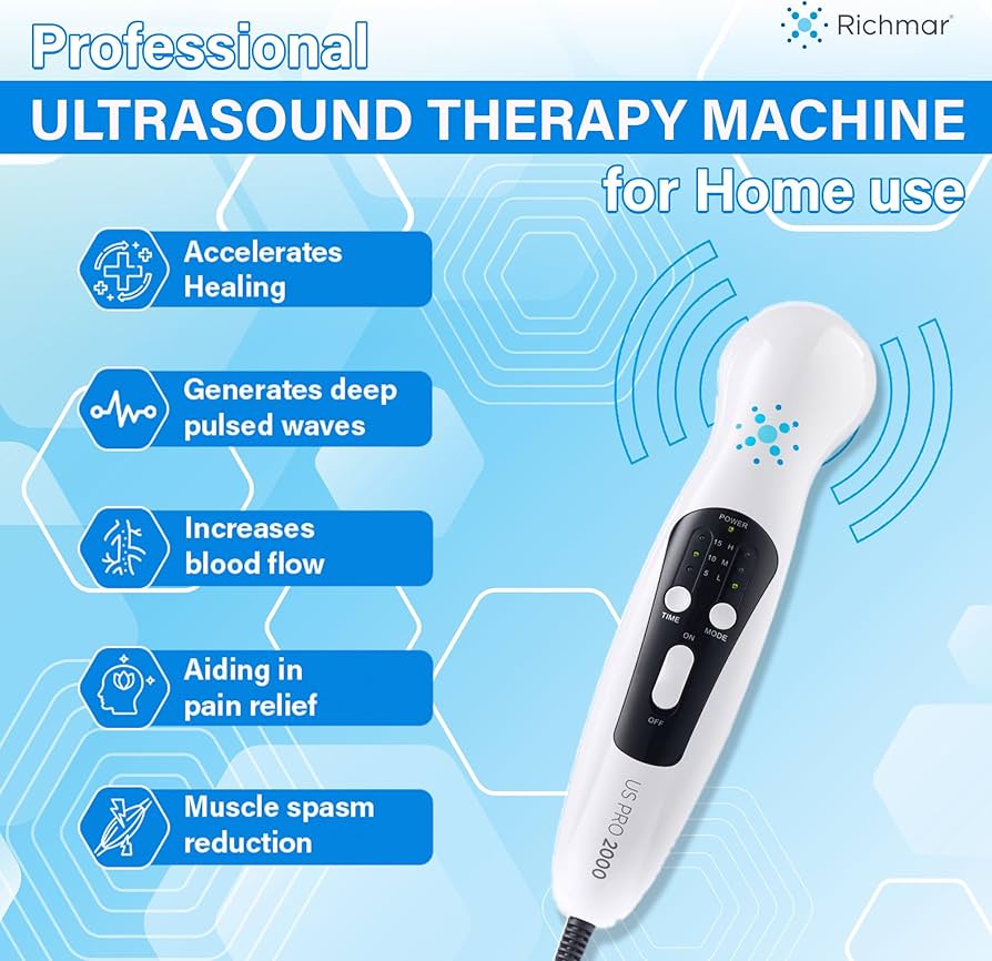 US Pro 2000 2nd Edition Portable Ultrasound Therapy Machine for